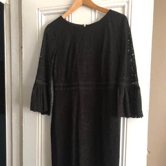 Black Tommy Hilfiger lace dress, sz 6. Like new. - Picture 3 of 6